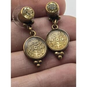 Virgins Saints & Angels VSA Sacred Heart Drop Earrings